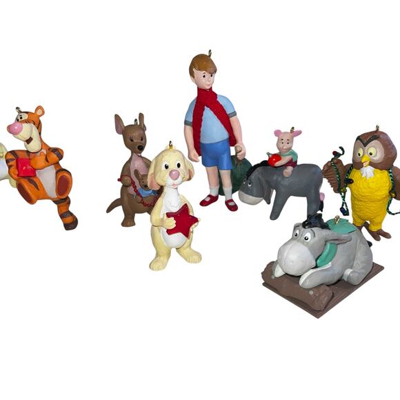 Disney's Winnie the pooh Hallmark Lot Friends christmas ornament tigger,piglet, - Picture 7 of 10